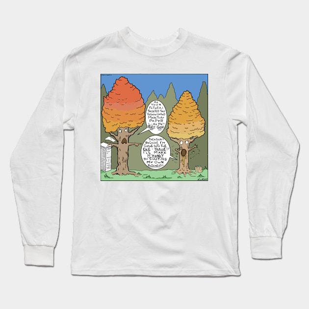 Tree-Son Long Sleeve T-Shirt by Nick Navatta